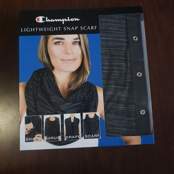 Champion Accessories - 6/$30 Champion Lightweight snap scarf nwt